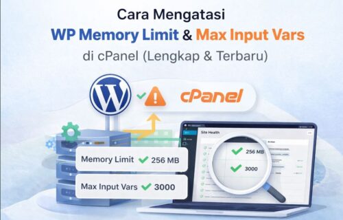 Cara Mengatasi WP Memory Limit & Max Input Vars di cPanel (100% Work)