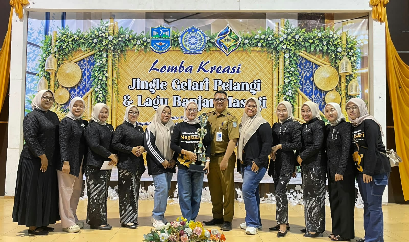 TP PKK Desa Neglasari Borong Dua Gelar Juara 1 pada HKG Kota Banjar